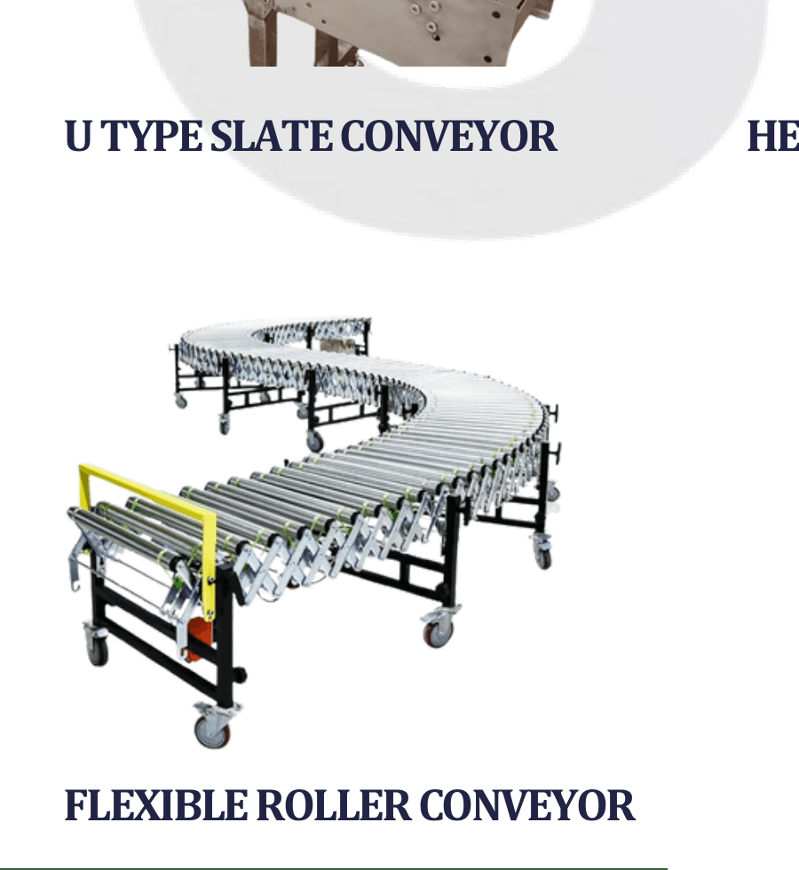 Flexible Roller Conveyor by Spectra Pack Machines