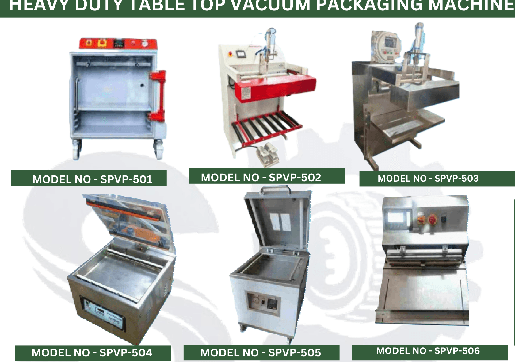 Heavy Duty Table Top Vacuum Packaging Machines by Spectra Pack Machines
