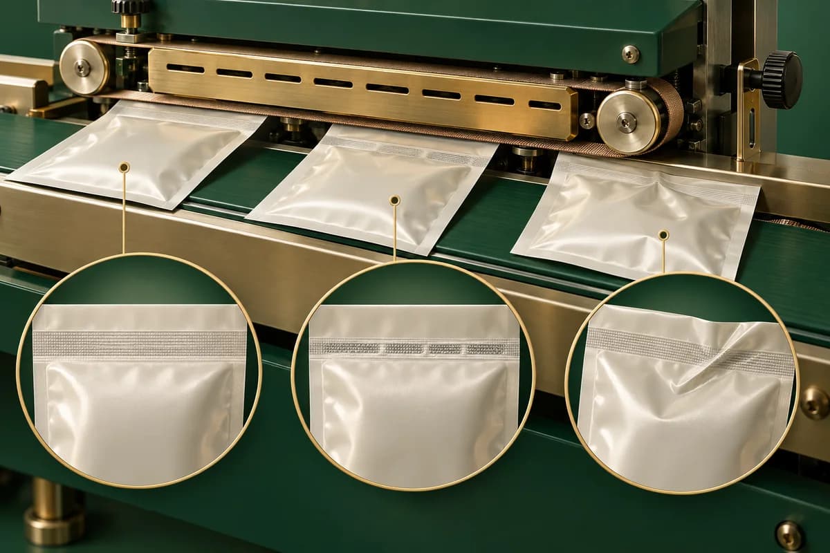 Band Sealer Weak Seals: Material and Feeding Checks technical illustration
