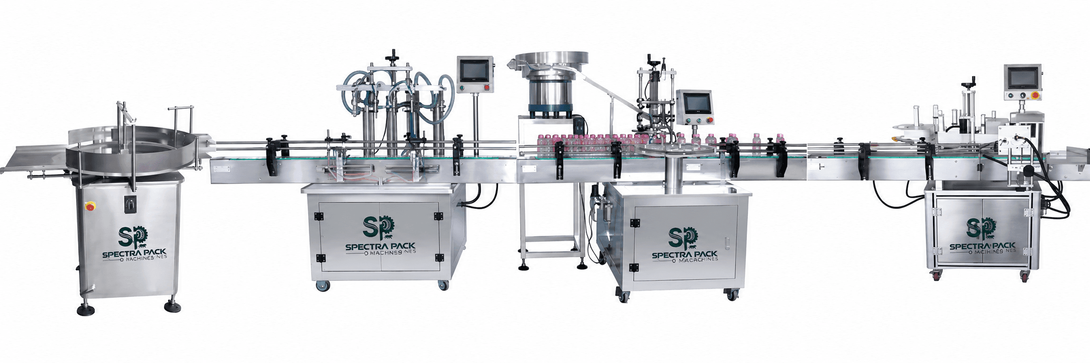 Automatic Liquid Filling Line Setup